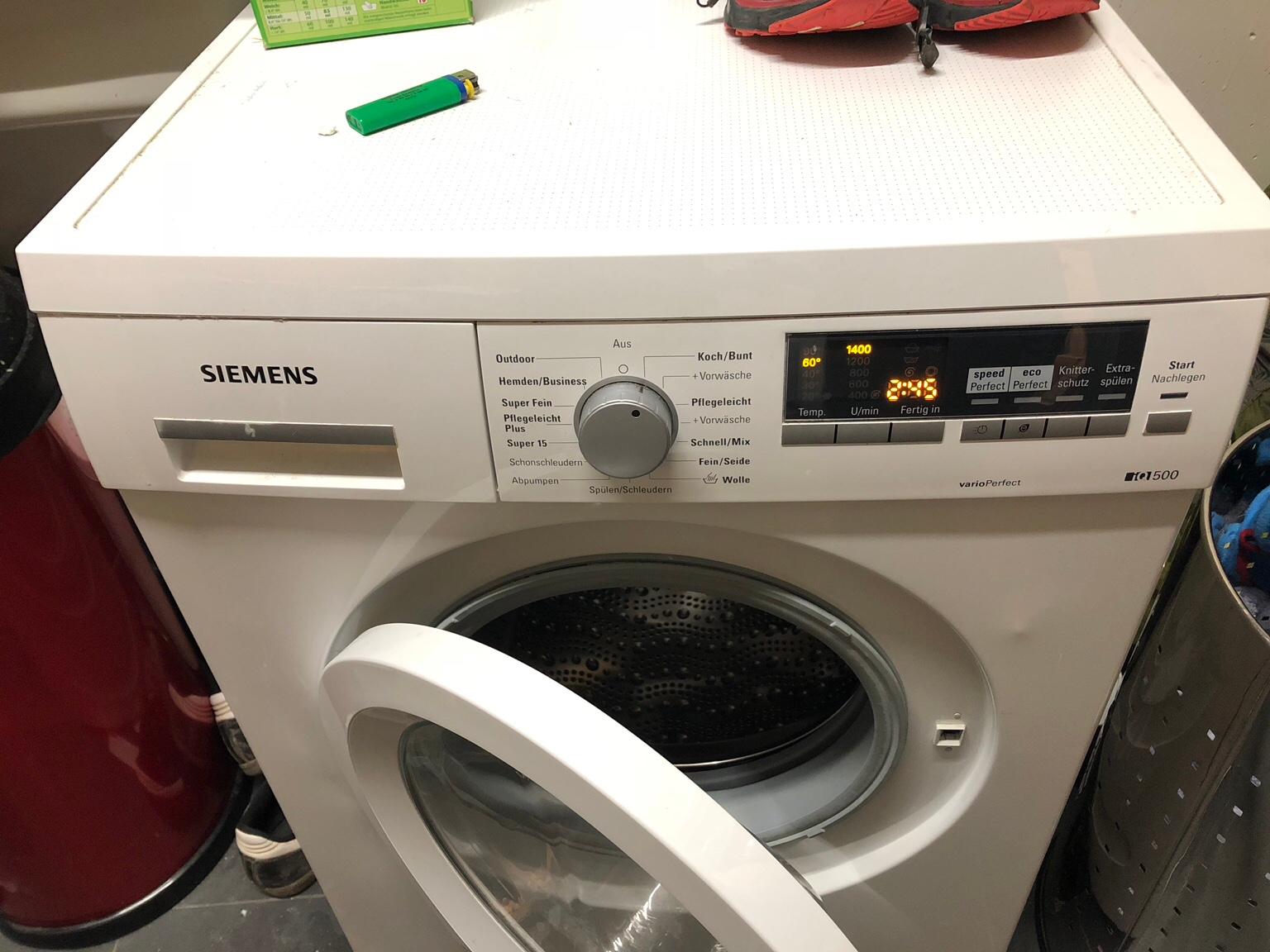 View Siemens Waschmaschine Nur Schleudern Einstellen Pics
