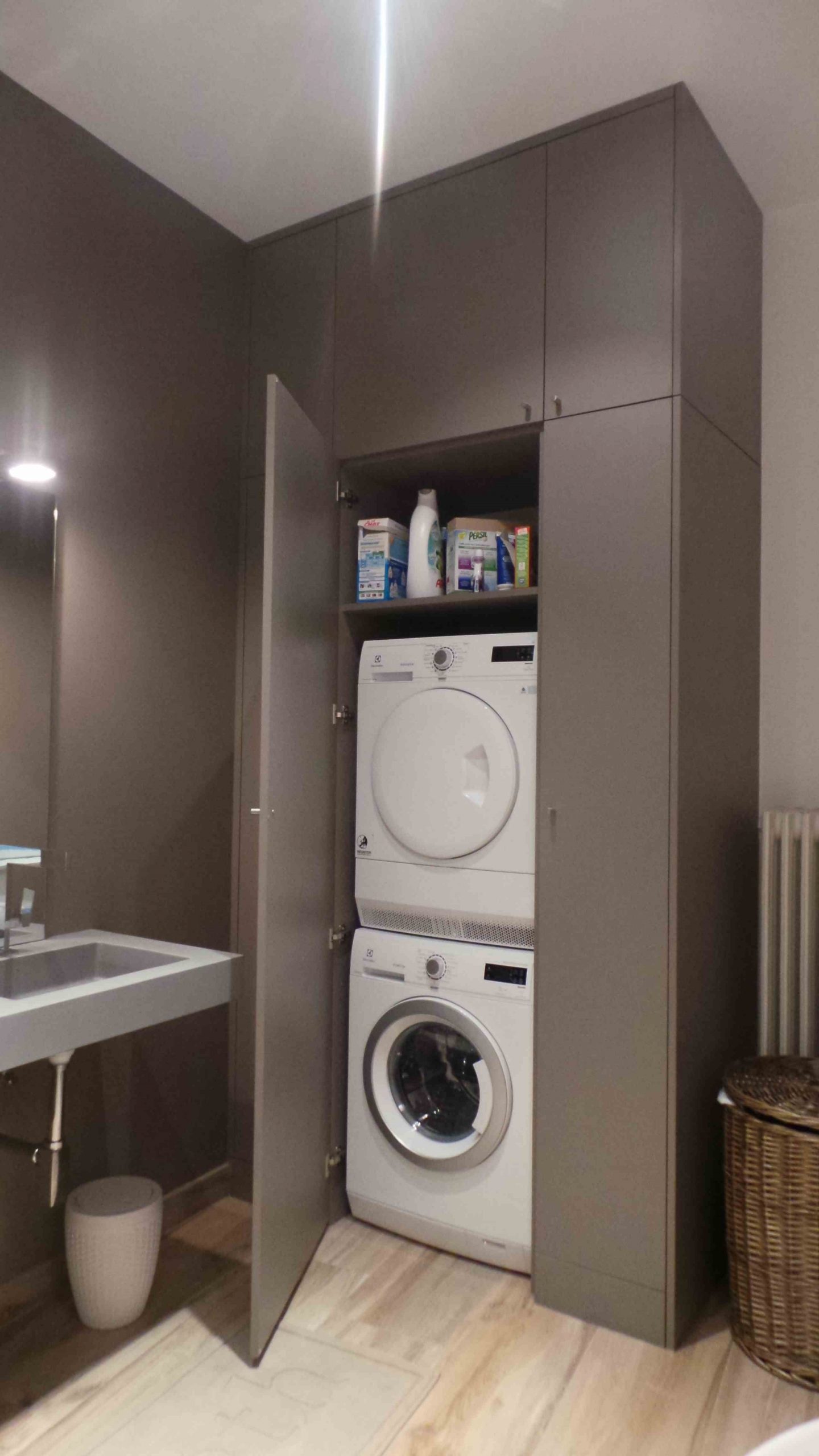 Meuble Superposition Lave-Linge Sèche-Linge