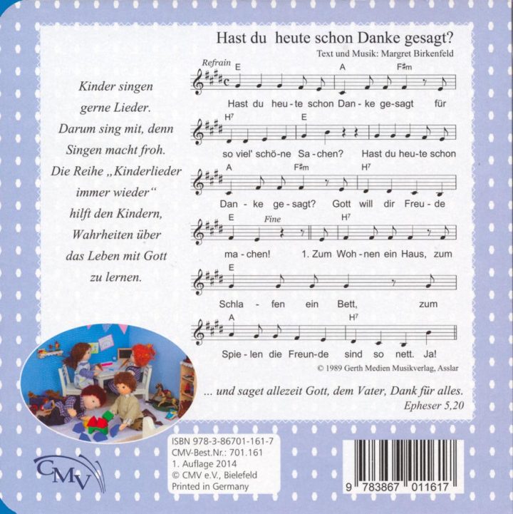 hast du heute schon danke gesagt