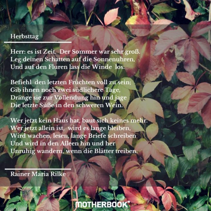 rainer maria rilke gedichte tod