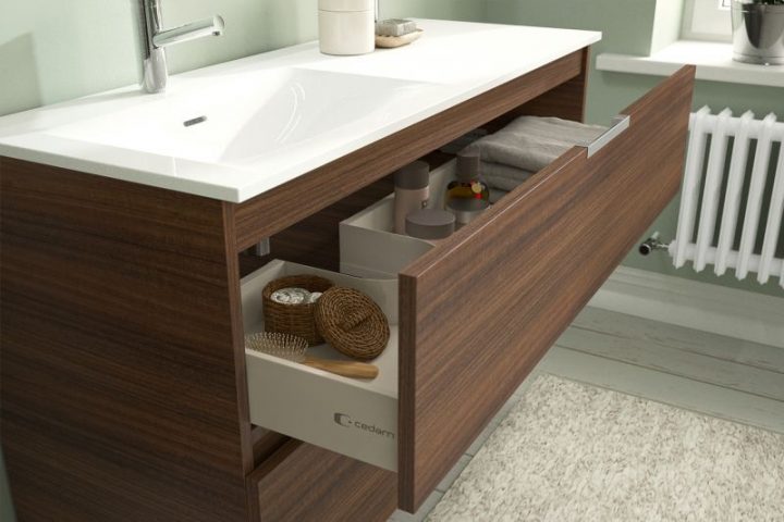 meuble tiroirs salle de bain