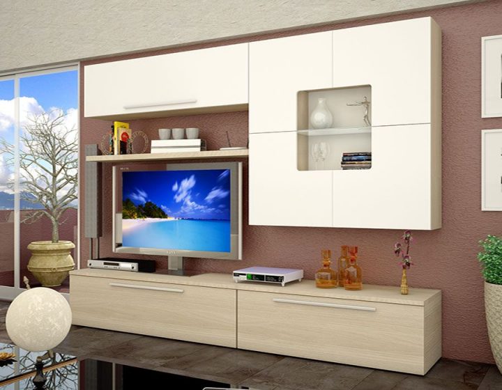 meuble tv moderne avec rangement