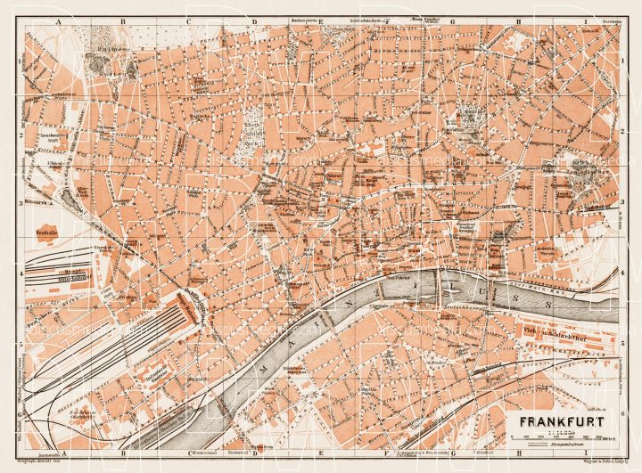 frankfurt am main maps