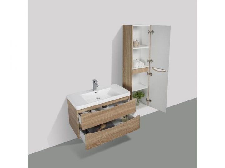 meuble salle de bain 90 cm avec vasque à poser