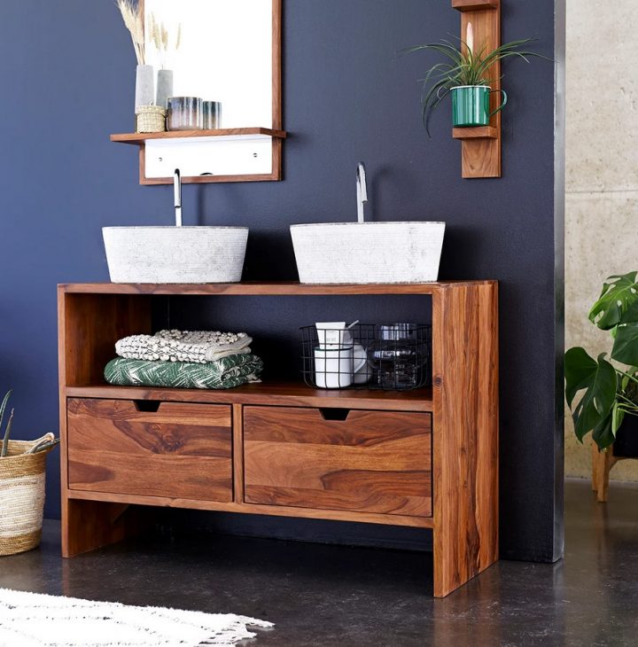 meuble vasque salle de bain bois massif meuble vasque salle de bain bois massif