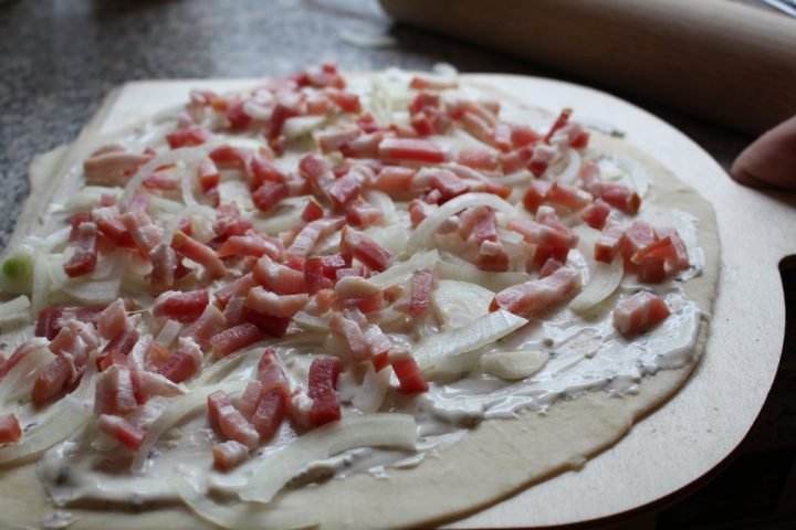 flammkuchen vom grill ohne pizzastein