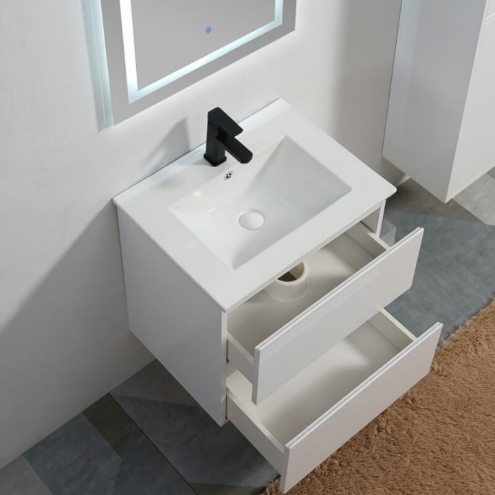 meuble vasque miroir salle de bain