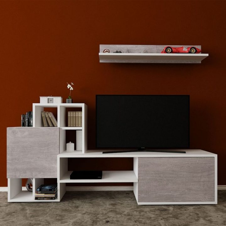 meuble tv avec étagère