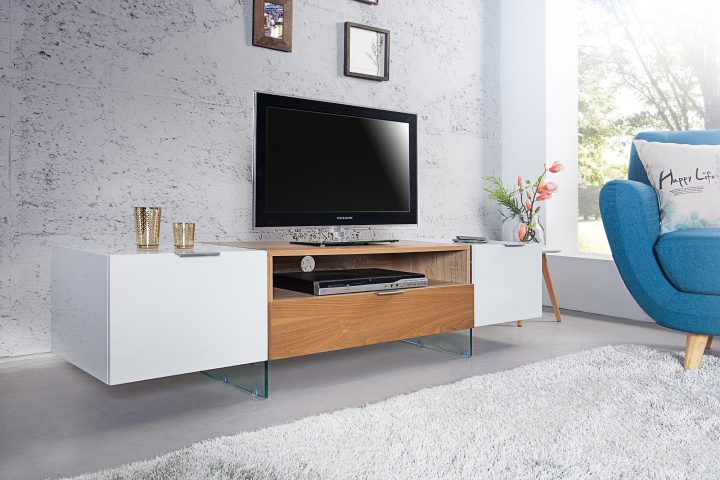 meuble tv blanc laqué 160 cm meuble tv blanc laqué 160 cm