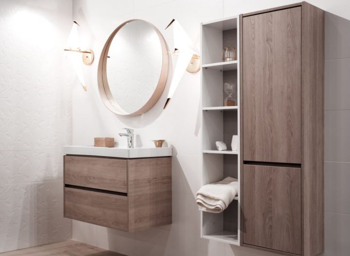 a quelle hauteur mettre un meuble de salle de bain