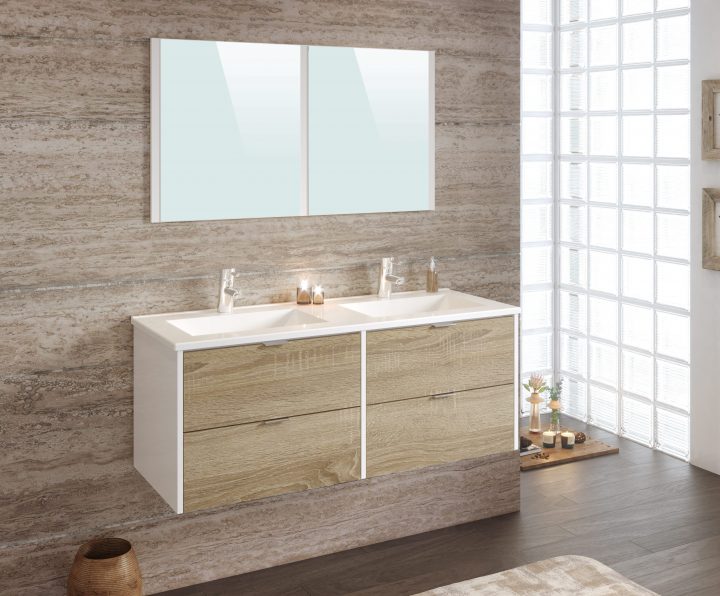 meuble sous vasque salle de bain pas cher