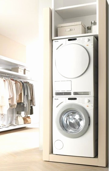 meuble colonne lave linge sèche linge