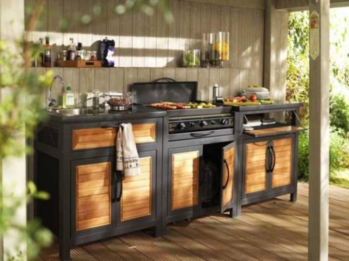 meuble cuisine d’été extérieur