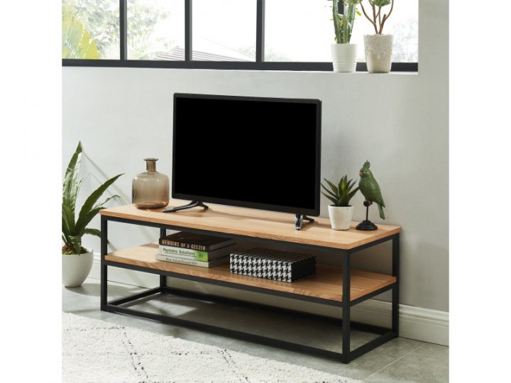 meuble tv 120 cm industriel