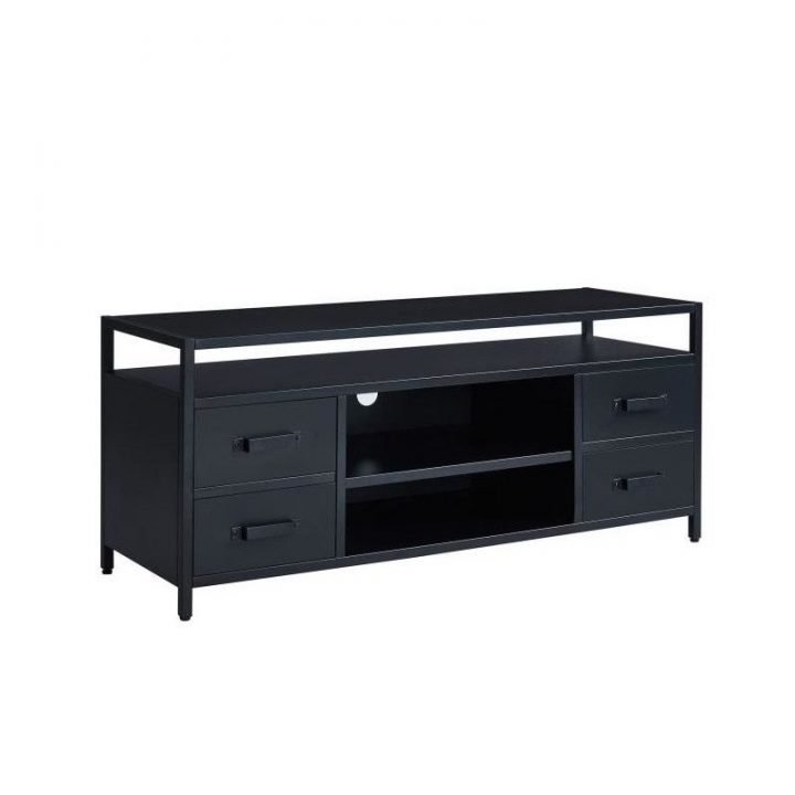 meuble tv métal noir meuble tv métal noir