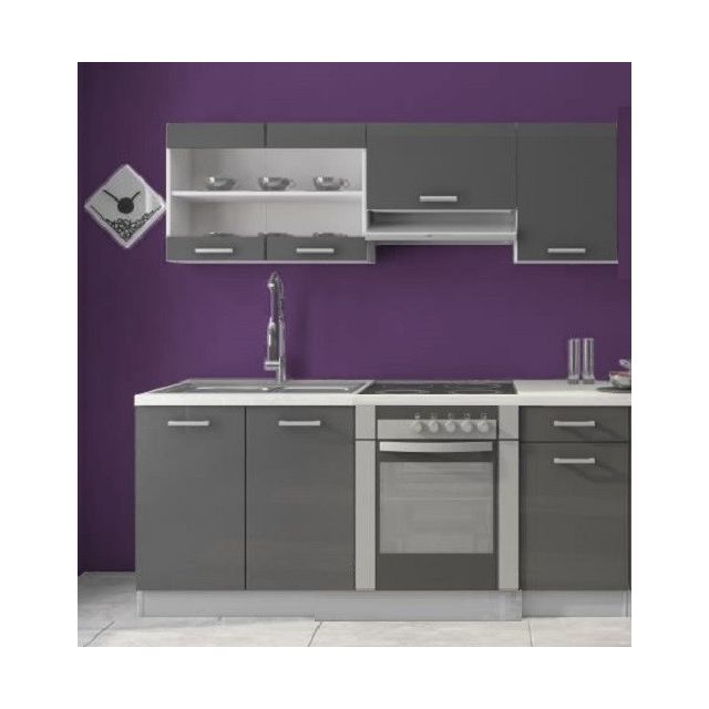 meuble cuisine gris laqué meuble cuisine gris laqué