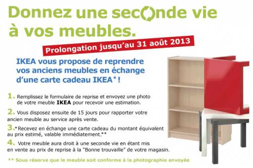 retour ikea meuble monté