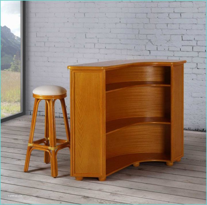 meuble bar comptoir arrondi