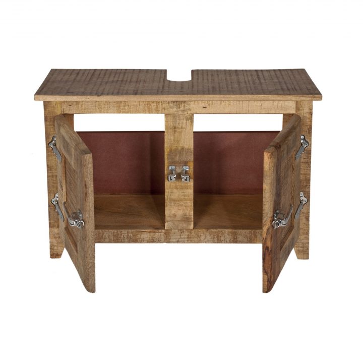 meuble sous vasque en bois massif