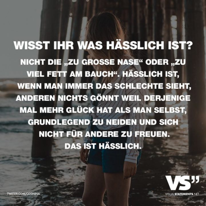 bin ich hässlich bild