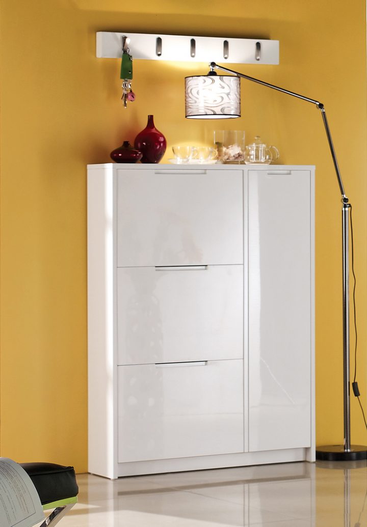 meuble chaussure design blanc laqué meuble chaussure design blanc laqué