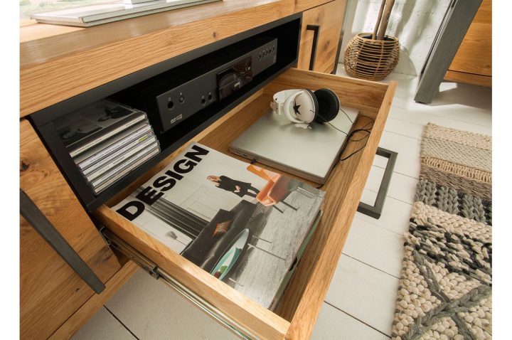 meuble tv 200 cm industriel