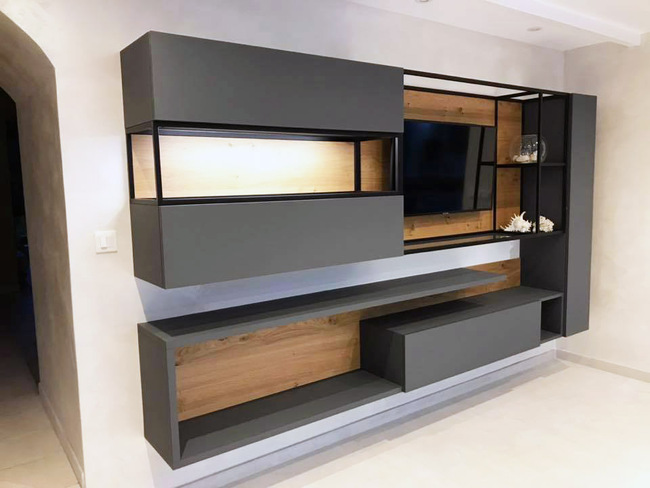 meuble télévision sur mesure