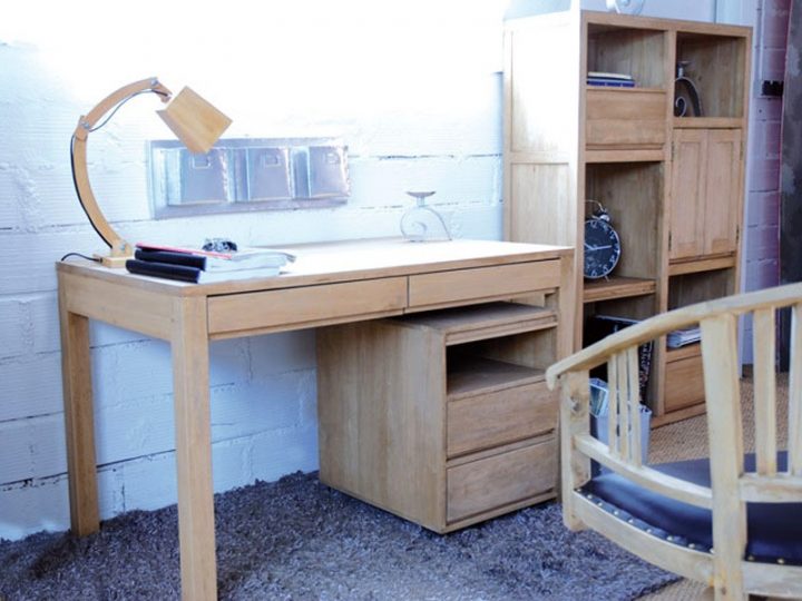 meuble tiroir sous bureau