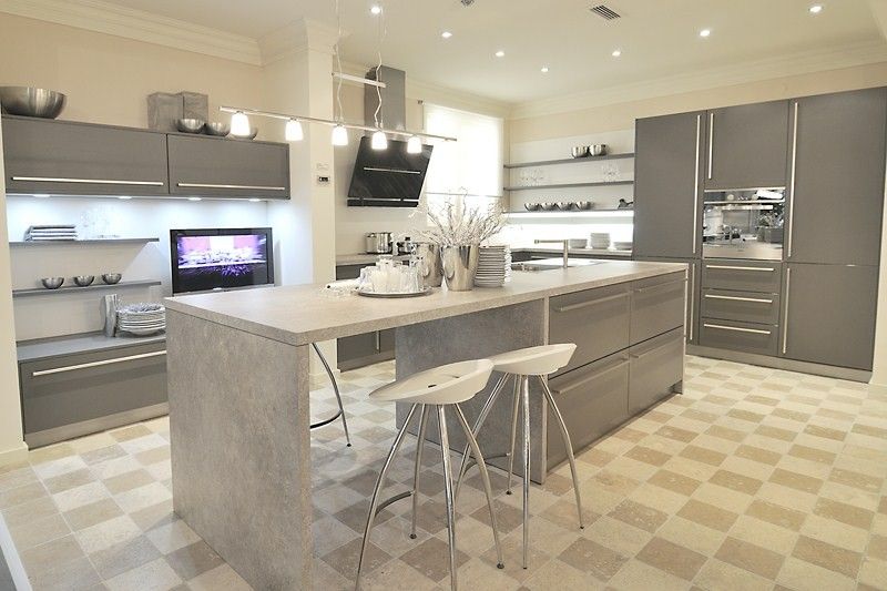 cuisine italienne avec ilot central