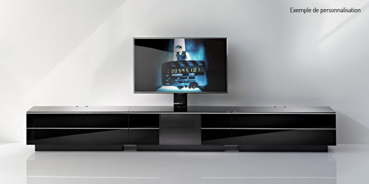 meuble tv noir moderne