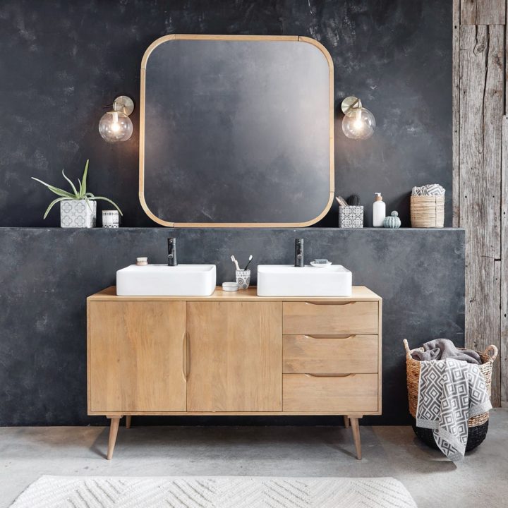 meuble vasque salle de bain maison du monde