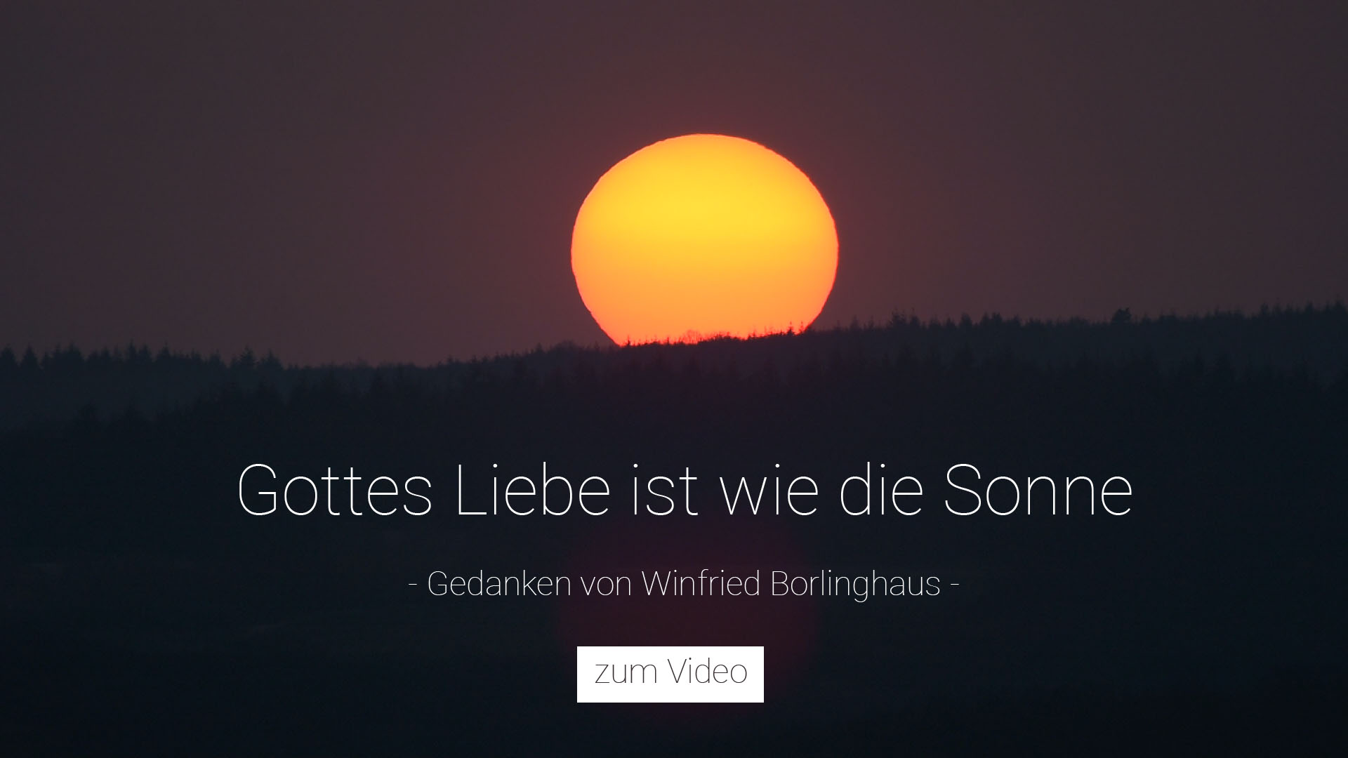 gottesliebe ist wie die sonne