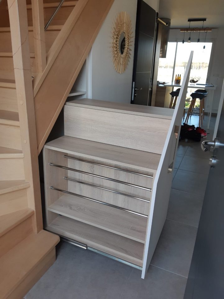 meuble coulissant sous escalier meuble coulissant sous escalier