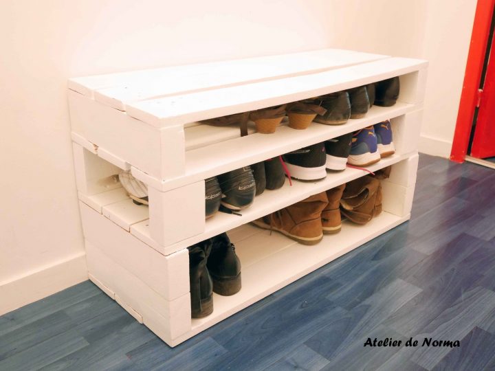 meuble a chaussure fait main