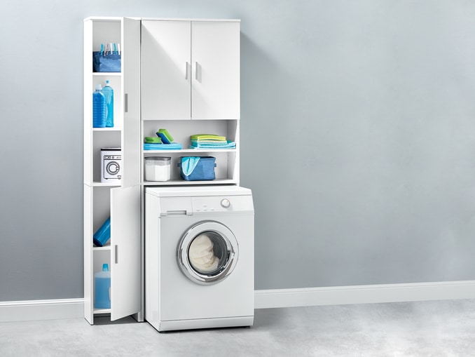 meuble colonne lave linge seche linge