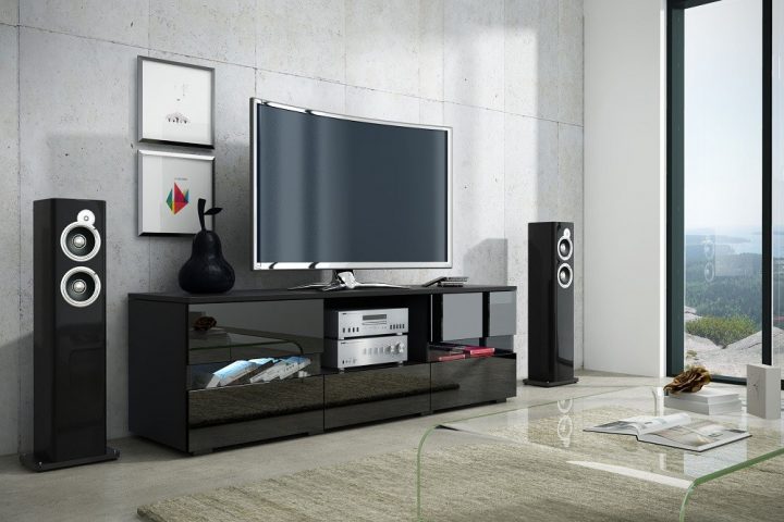 meuble tv 140 cm design