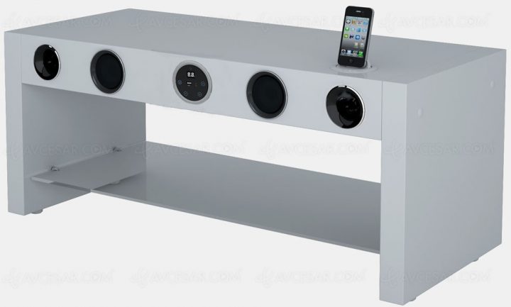 meuble tv enceinte centrale