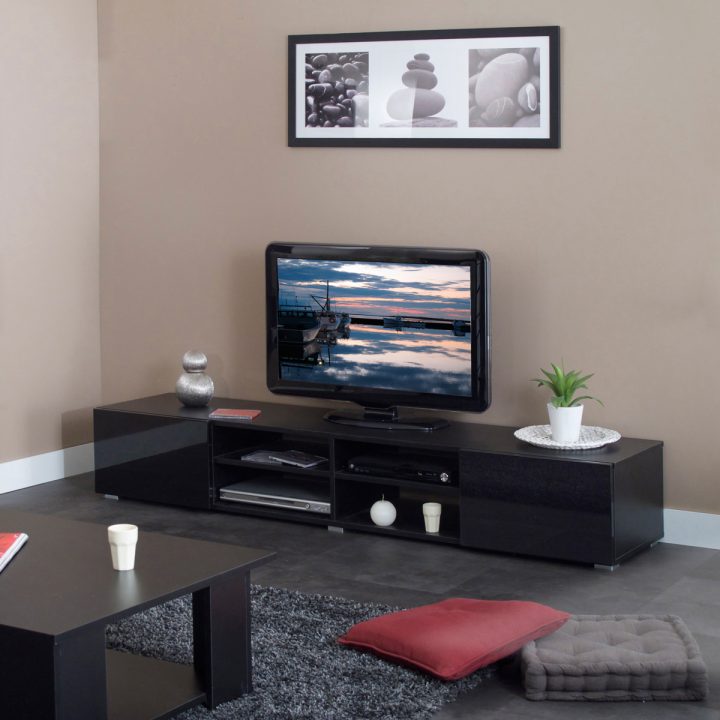 alinea meuble tv noir alinea meuble tv noir