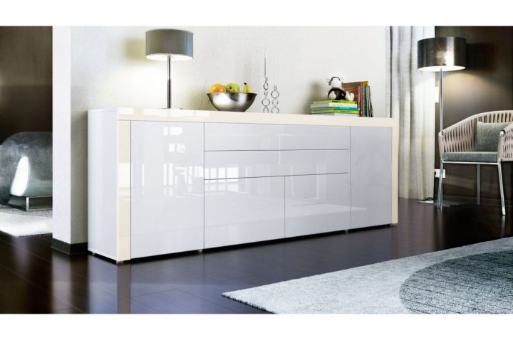 meuble blanc laqué design