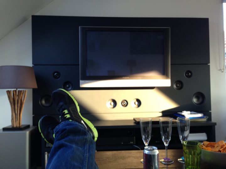 meuble tv home cinéma intégré