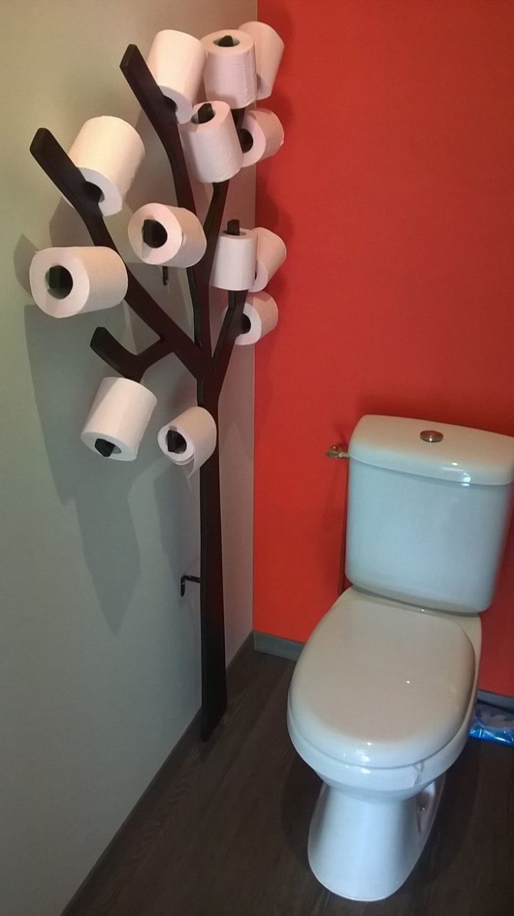 meuble rangement papier toilette