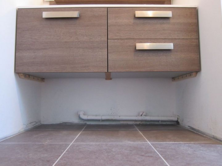 meuble haut cuisine placo arraché