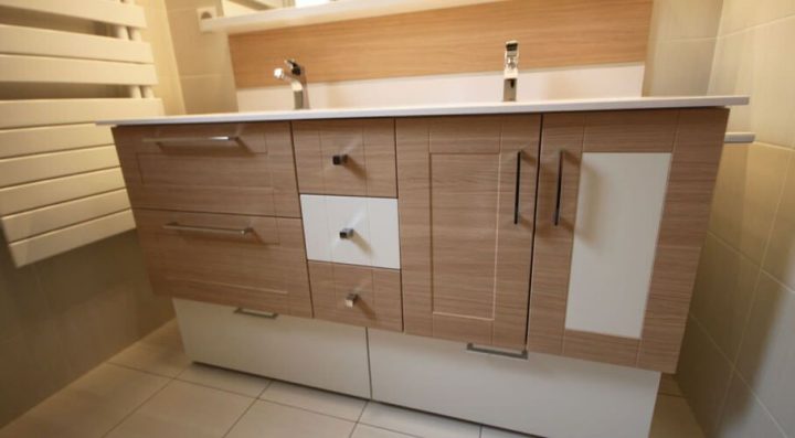 meuble de salle de bain 140 cm double vasque