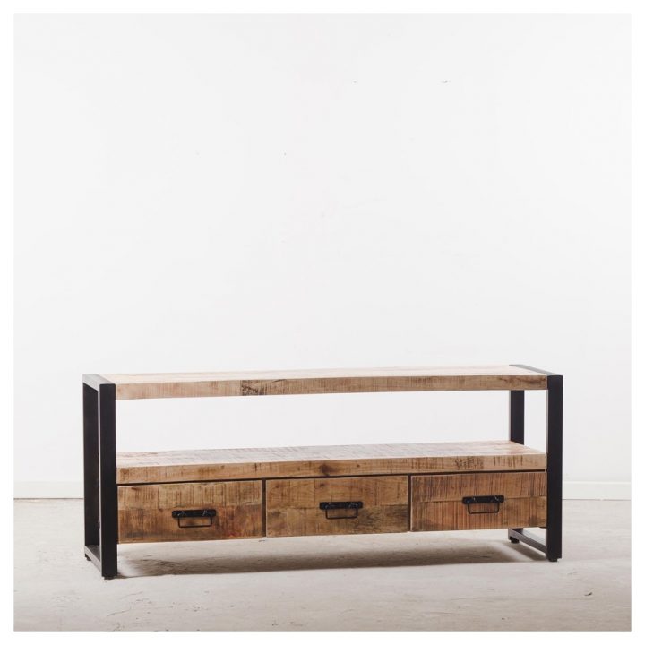 meuble tv industriel manguier