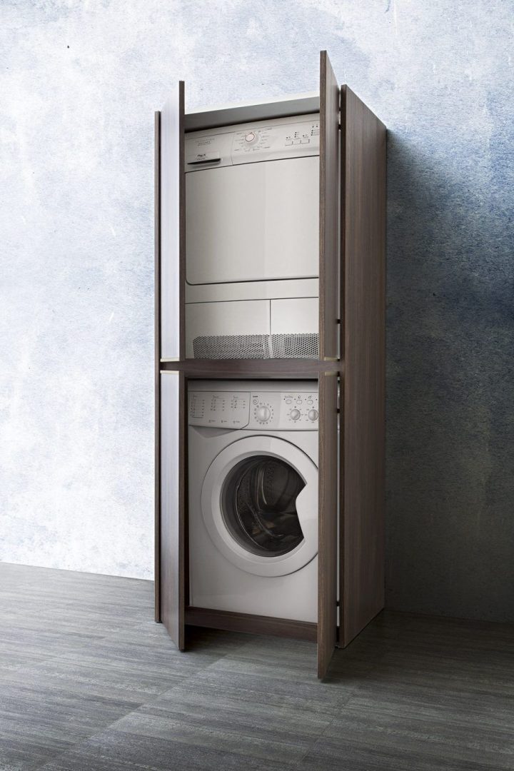 meuble pour machine à laver et sèche-linge