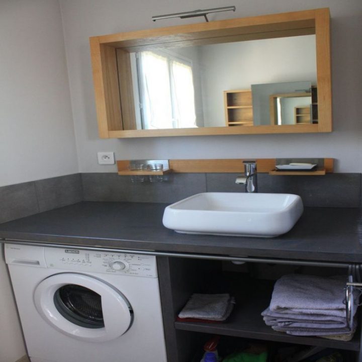 meuble salle de bain avec machine a laver