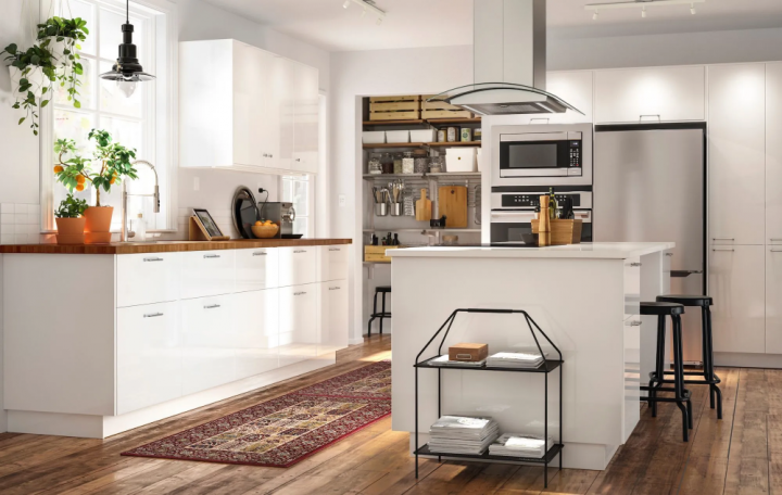 meubles suspendus cuisine ikea