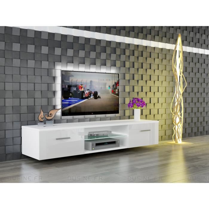 meuble tv suspendu blanc laque meuble tv suspendu blanc laque