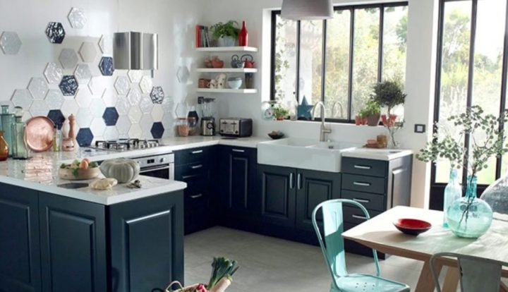 peinture meuble de cuisine