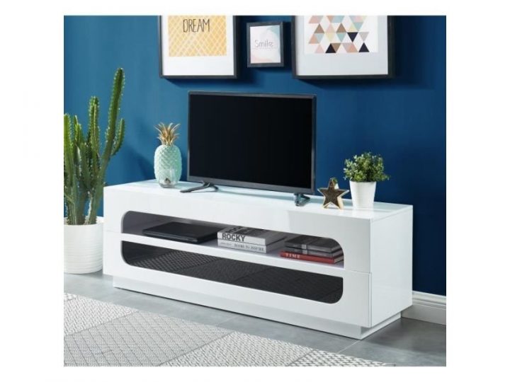 meuble tv blanc laqué 150 cm meuble tv blanc laqué 150 cm